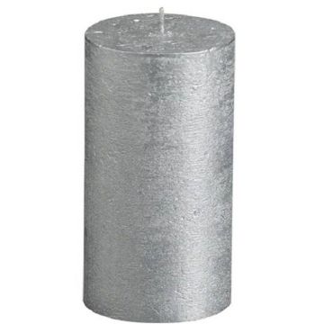 Kaars Zilver Rustiek