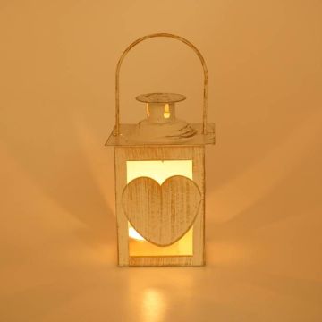 Lantern Heart with candle