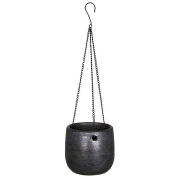 Hangpot Mira D16 H14cm Industrieel Zwart.jpg