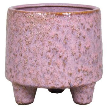 15.215 Pot op voet living roze 12.8 cm