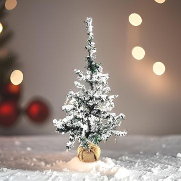 Art Xmas tree with lights 60cm